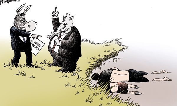 Cartoon: Border priorities